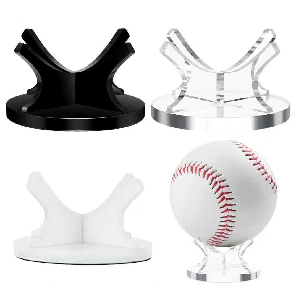 Acrylic Ball Stand Holder Sports Ball Storage Display Rack Display Stand for Basketball Football Volleyball Soccer Rugby Balls