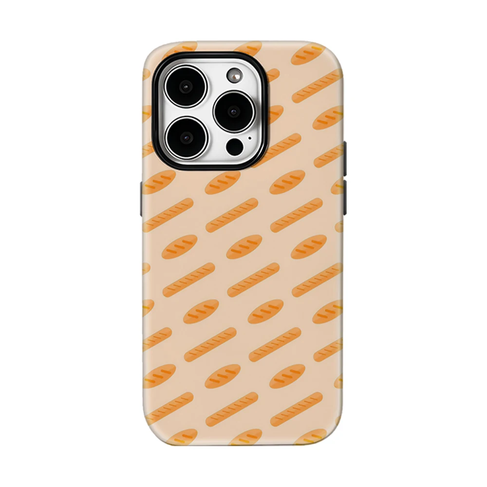 Coque de téléphone Bread Bliss pour iPhone 17 16 15 14 13 Pro Max Plus, étui magnétique robuste à simple ou double couche