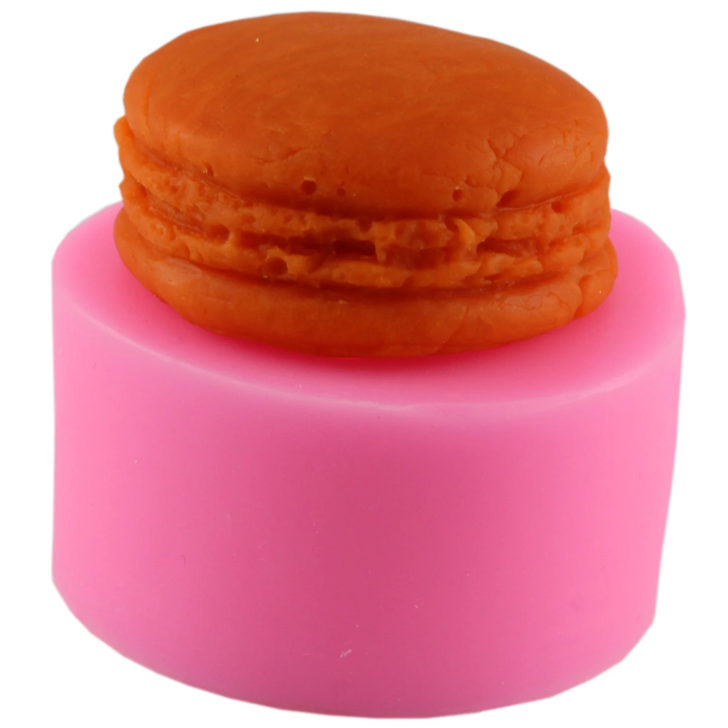 

2pcs/lot Macaron Burgers Cake Decorating Moulds Chocolate Molds Liquid Silicone Fondant Mould