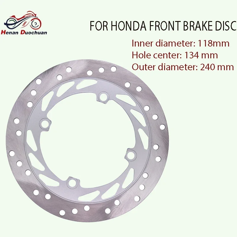 For Honda AX-1 NX250 AX 1 NX XR 250 XR 350 CRF 230 L XR650 R RE01   Motorcycle Front Brake Disc Rotor 240mm 2007 2000 2006