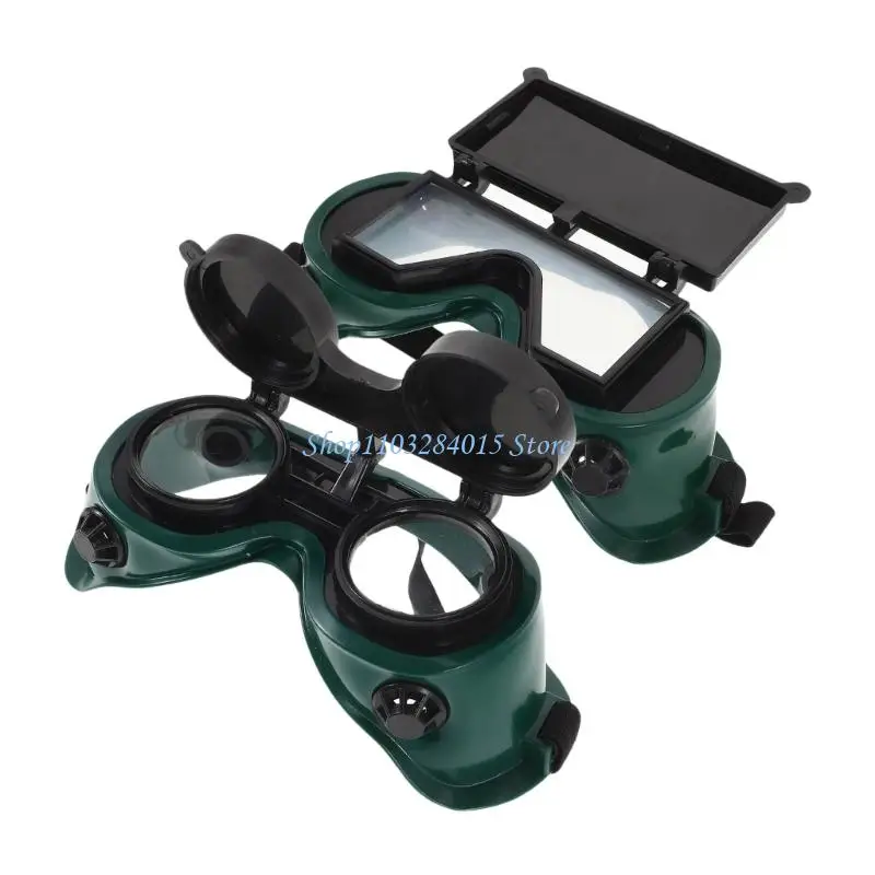 R6FF Safety Goggles For Welding Pivoting Metal Cutting Plastic Strong Construction Expansive View Assured Comfort Work Use