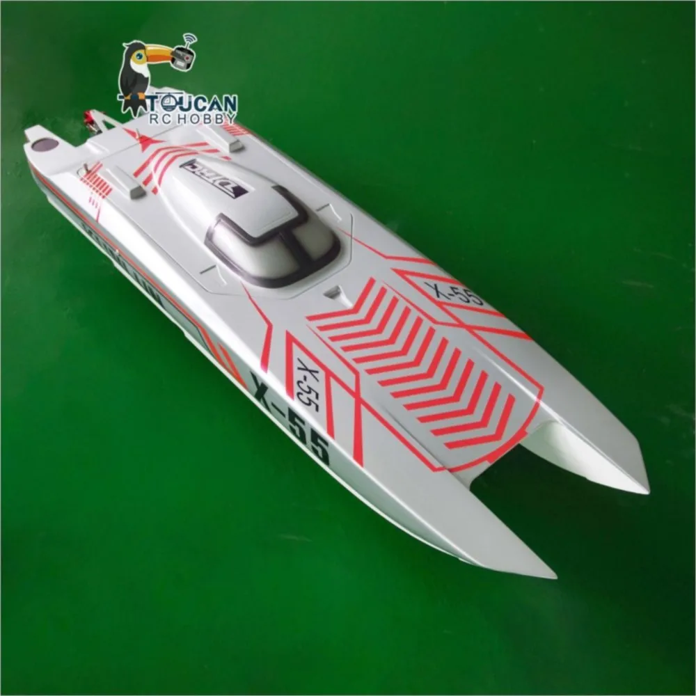 110 كم/ساعة RC قارب DTRC X55 التحكم عن بعد عالية السرعة قوارب السباق مقاوم للماء توكان RC هواية جاهزة لتشغيل نموذج للبالغين