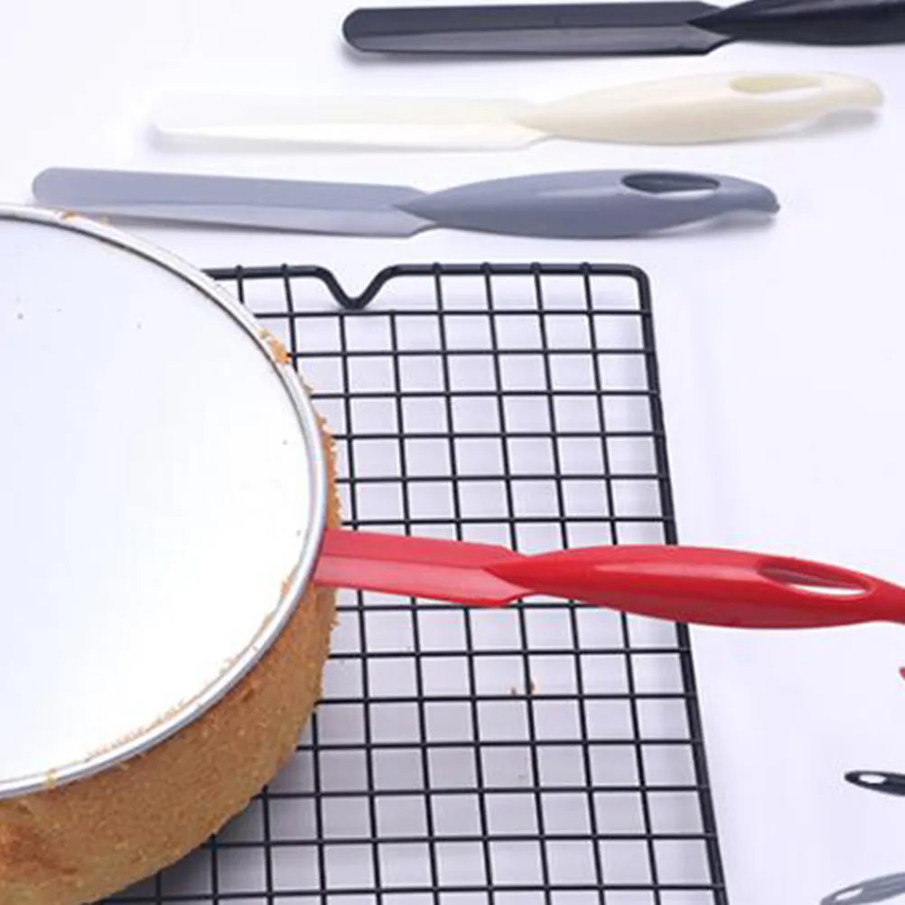 6Pcs Cake Stripping Scraper Ergonomic Spatula for Cake Pan Release Cream Spreading Jam Application Molding and Pastry Decoration
