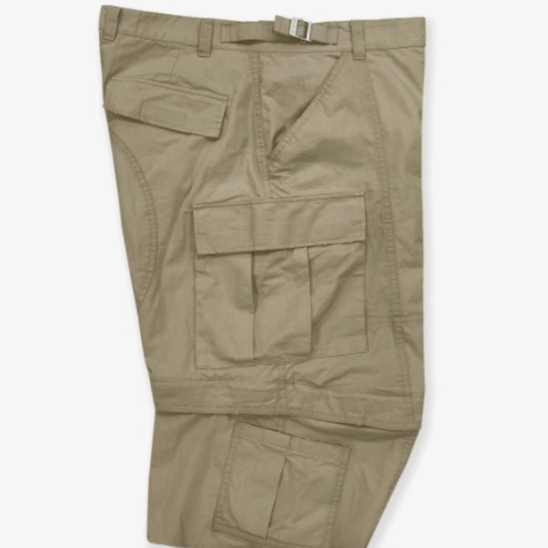 Project G/R Grailz Deconstructed Zipper-Patch Workwear Crop Shorts High-Street Casual Camouflage Shorts for Men & Women Summer