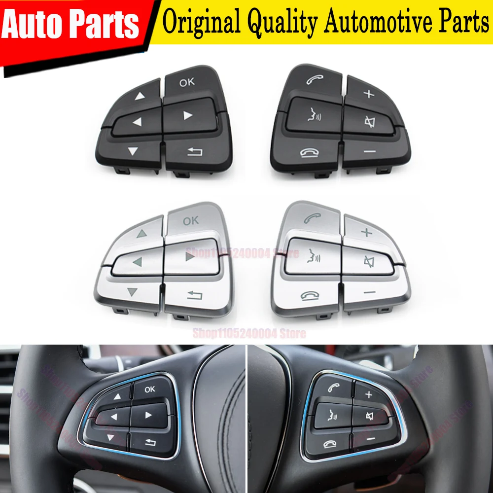 OEM Style Multi-function Steering Wheel Control Switch Button For Mercedes Benz A B CLS GLS GLE Class W172 W246 W218 156 292 166