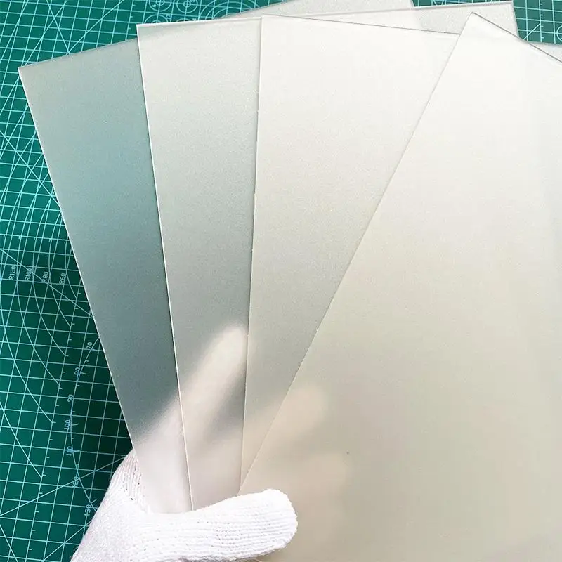 1pcs Kydex Thermoplastic Plate Semi Transparent Frosted Knife Sheath DIY Craft Supplies Tool for Accessory Fabrication