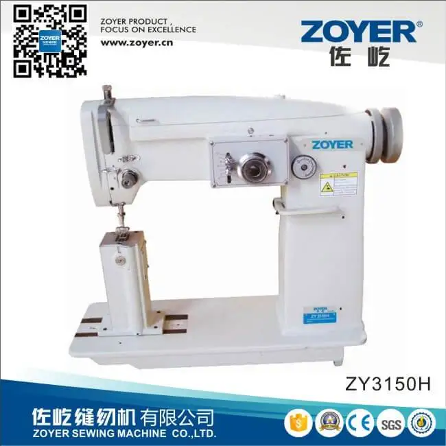 ZY3150H Unique post bed sewing machine leather heavy  zigzag industrial sewing machine