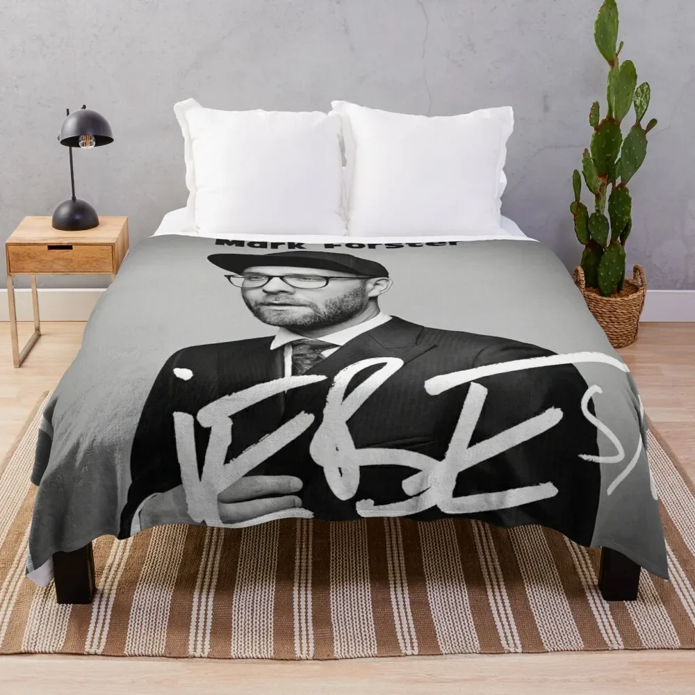 Mark Forster - Liebe Album Throw Blanket Weighted Flannel Soft Beds Hair Blankets