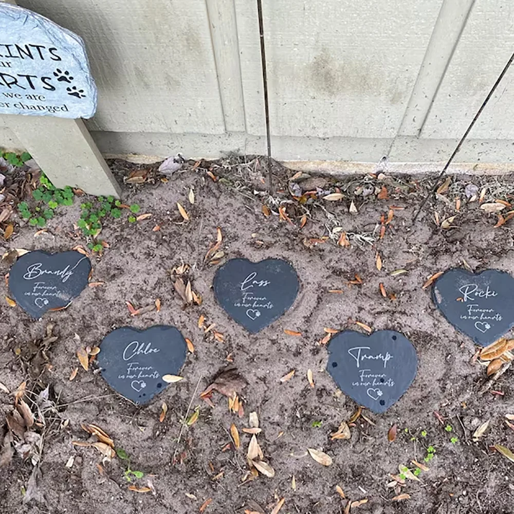 Customized Pet Memorial Stone for Dogs, Name of Death, Personalized Pet Loss Gifts, Dog Grave Marker, Plaque Tombstone