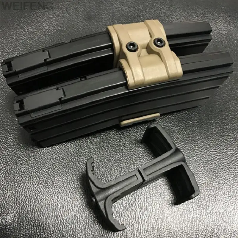 Tactical Double Magazine Coupler Connector Rifle Mag Parallel For AK AR15 M4 MP5 Mag Clamp Parallel Link Hunting Accessories