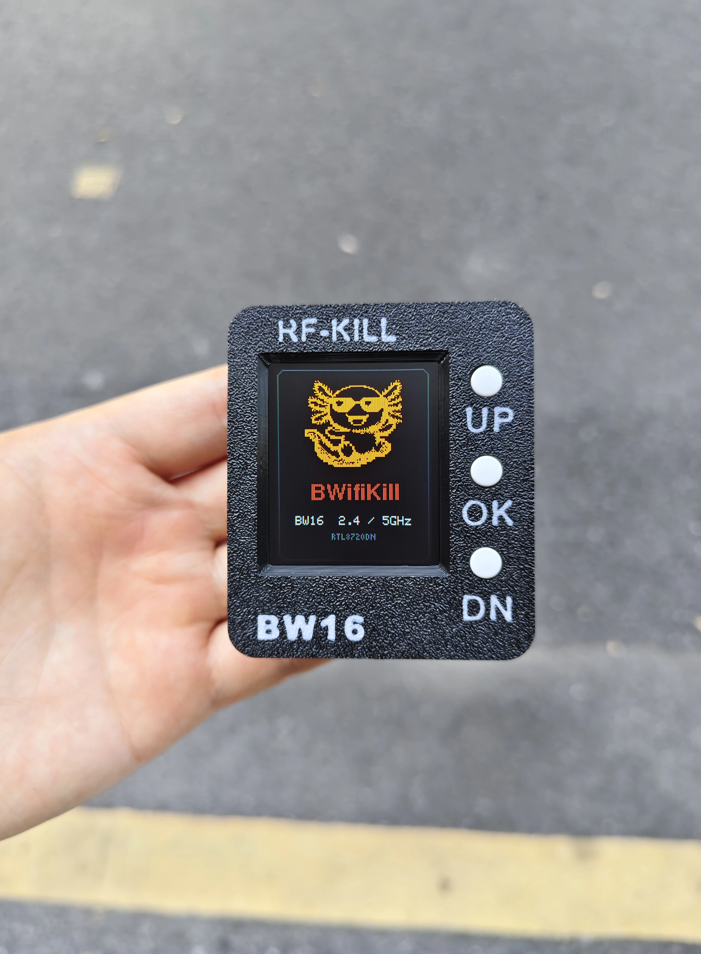 BWifiKill BW16 5G WiFi Module, RTL8720DN GPIO Module, 2.4G/5G Network Testing Tool, Pre-Flashed Firmware from PepeAngell