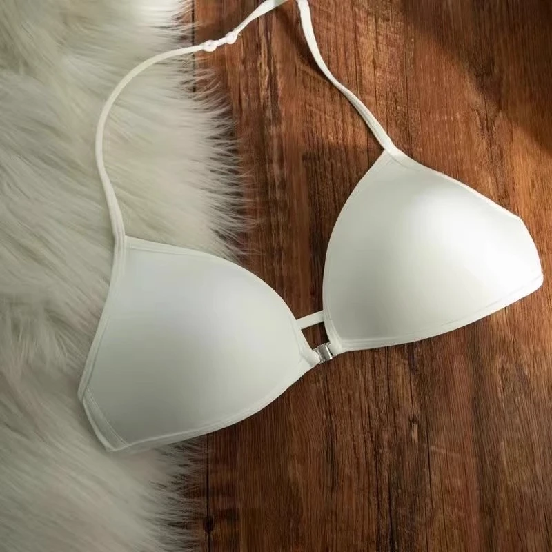 Leichter, sexy, selbstklebender Push-Up-BH oder ultradünner, trägerloser, klebriger Bralette für Damen, bequemer Vorderverschluss, kleine Brust BANERDANNI