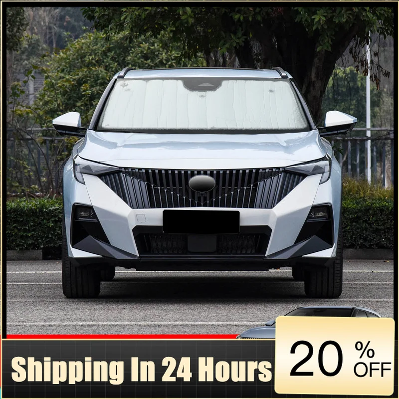 UOSO For GAC Trumpchi GS3 EMZOOM 2023 2024 2025 Car Sunshades UV Protection Cover Side Window Curtain Sun Shade Visor Mat Windsh