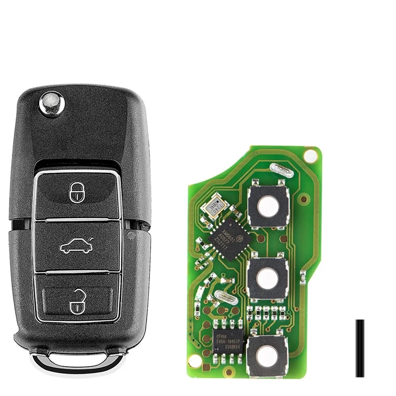 

Xhorse XKB506EN Universal Wire Remote Key Car Remote Smart Key Fob 3 Buttons For VW B5 Type For VVDI Key Tool 5Pcs/Lot