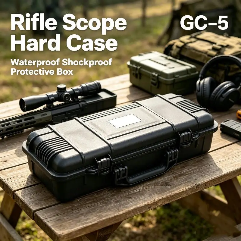 Waterproof Hard Carry Tool Case Organizer Storage Box Camera Photography Sights Safety Protector Instrument Tool Box with Spong