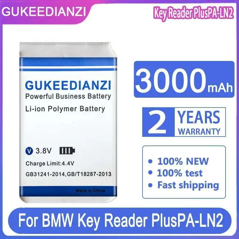 

Долговечная производительность 3000 мАч для аккумулятора Bmw Key Reader Pluspa-LN2, K03, R001 3,6 В Pluspa-LN2