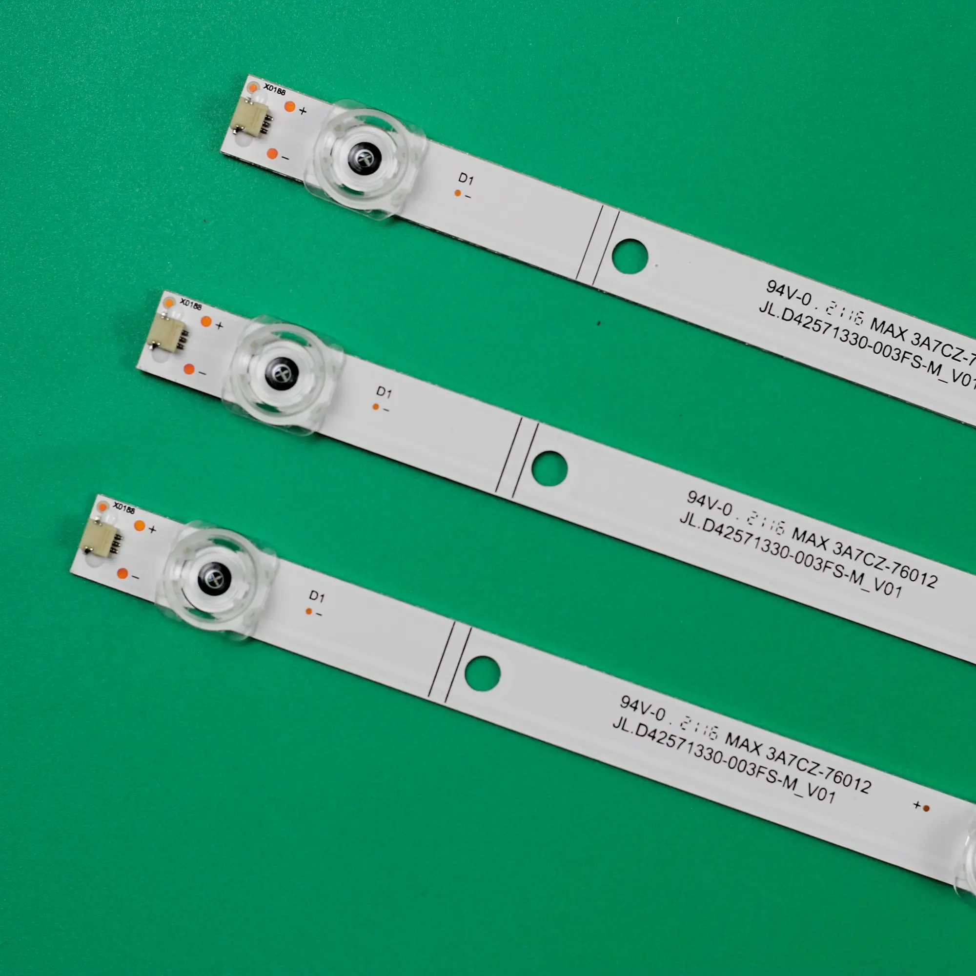 760mm 7 led LED Backlight strip For Hisense 43A6101EE H43BE7000 H43B7100 H43B7100UK HL 43J802 SVH425A05 JL.D42571330-003FS-M-V01