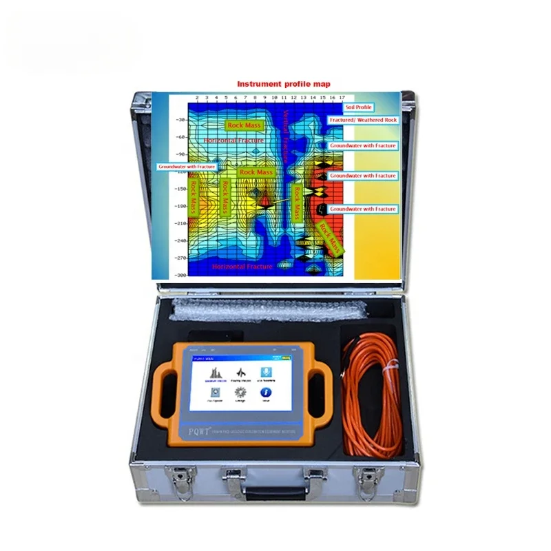 

PQWT S300 Geological Prospecting Equipment Long Range Underground Water Detector Ground Water Groundings Detector Water