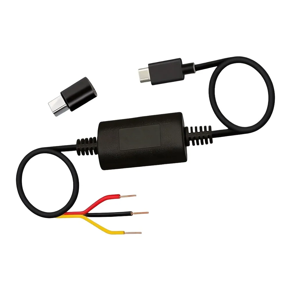 USB-C For dash Cam Hardwire Kit with Smart Low Voltage Protection Optimized for Parking Mode and 12V to 30V Electrical Systems