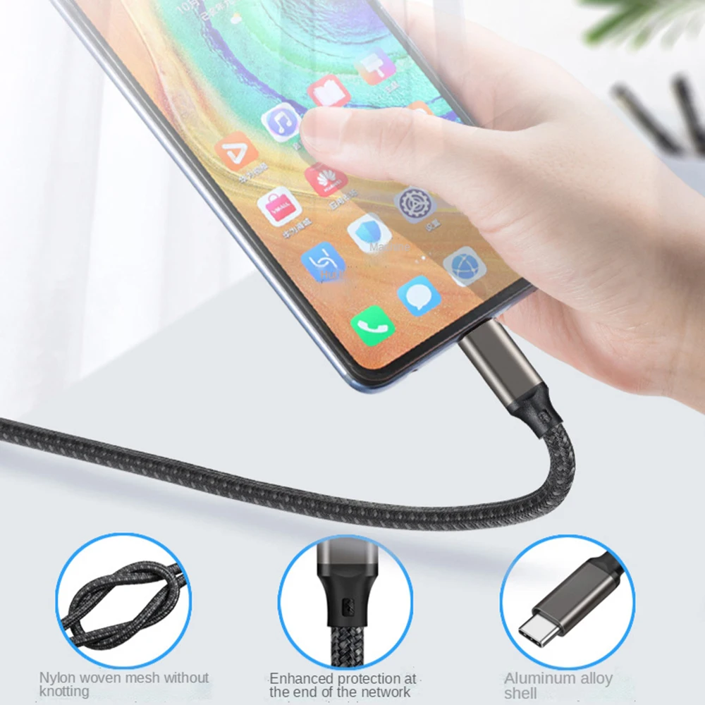 USB3.2 Gen2 20Gbps Cáp USB C Cho Samsung SSD X5 Tương Thích Thunderbolt 3 PD100W 4K Vide Cho samsung Macbook Pro PD Cáp