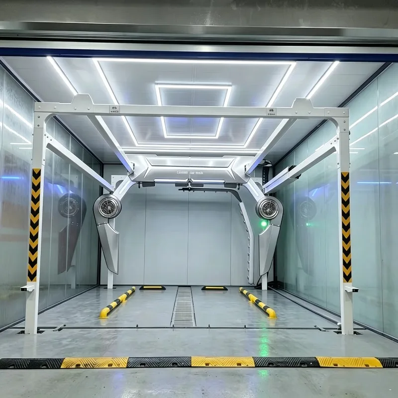6 Powerful air Dry Fans Car Wash Station Automatic Auto Car Wash Machine System Fully Automatic Touchless Car Wash