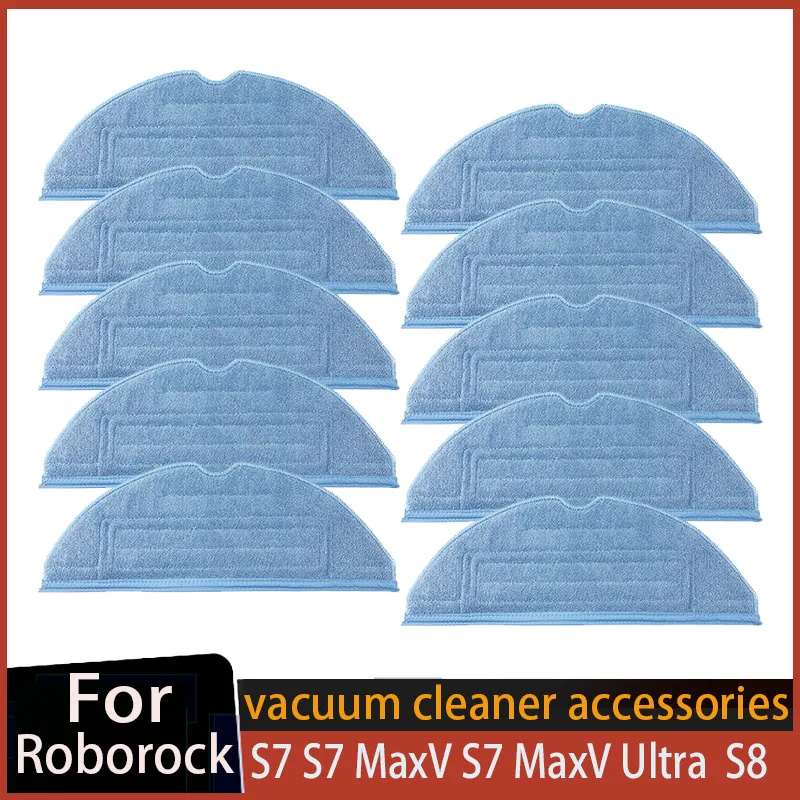 Mop Cloth Pad for Roborock S7 / S7 MaxV / S7 MaxV Plus / S7 MaxV Ultra / S7 Pro Ultra / S8 / S8+ Robot Vacuum Microfiber Mop