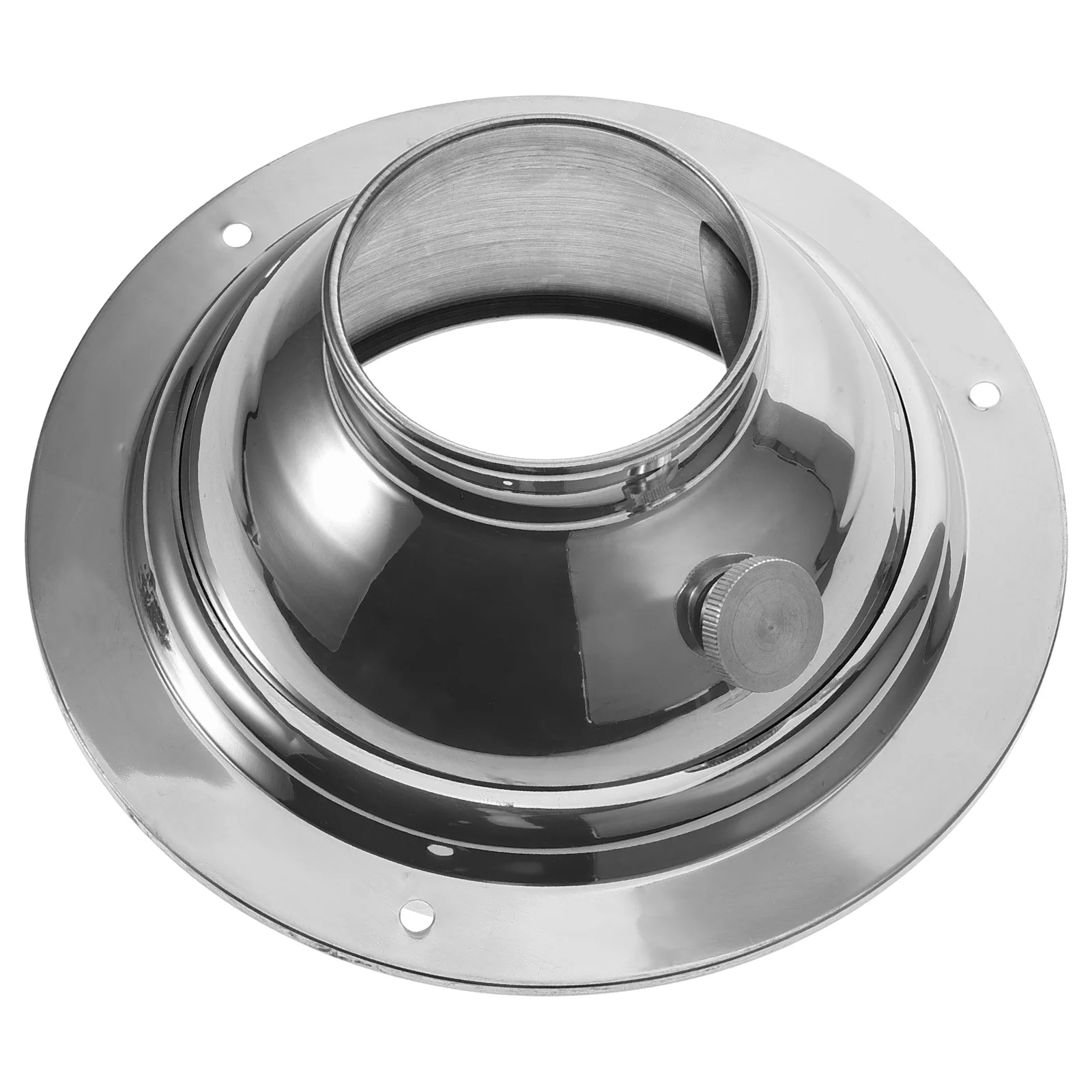 

Round Soffit Vent Ceiling Diffuser Kitchen Hood Pipes Exhaust for Extra Thick Air Covers Silver Stainless Steel