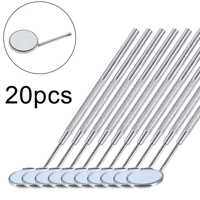 

20 шт./компл., стоматологическое зеркало для рта, отражатель, стоматологическое оборудование, стоматологическое зеркало для рта, комплект для ухода за полостью рта