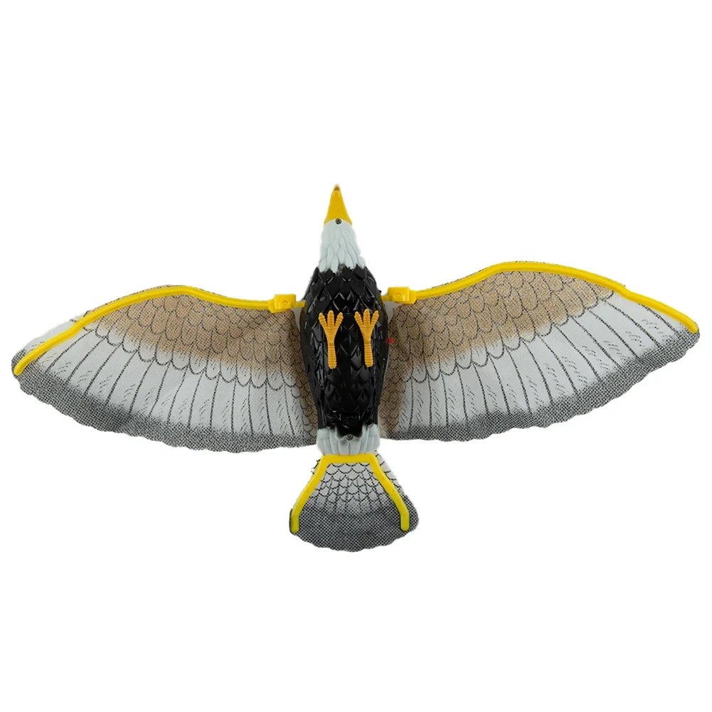 Electric Flying Bird Hawk Scarer Deterrent Repellent Hunting Garden Decoy Hanging Eagle Garden Supplies  Pest Control