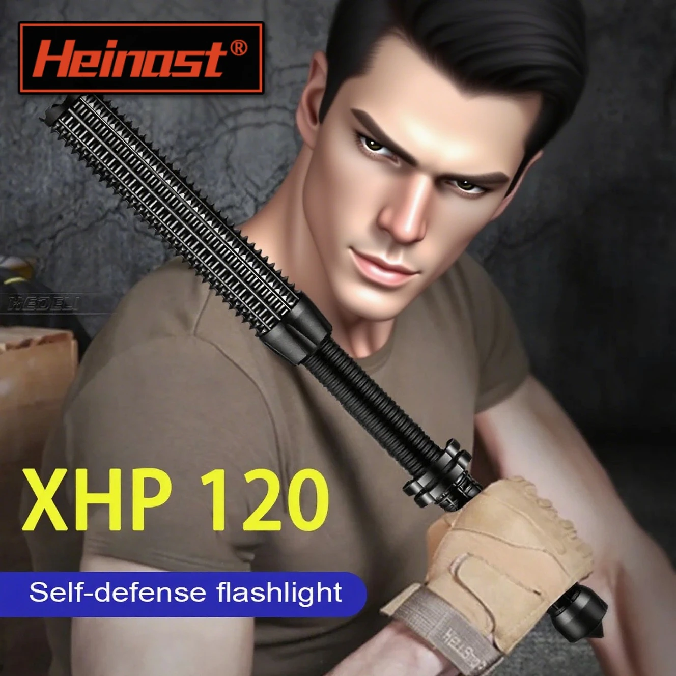 تلسكوبي الدفاع الشعلة عالية الطاقة XHP120 مصباح ليد جيب مقاوم للماء التكتيكية مصباح يدوي 18650 قابلة للشحن باتون مصباح يدوي