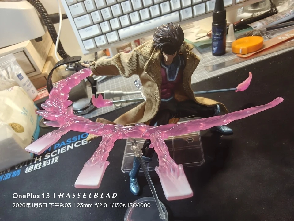Mafex 131 Gambit Articulated Action Figure Anime X Men Collectible Model Statue Desktop Display Decoration For Adult Collectors view 6