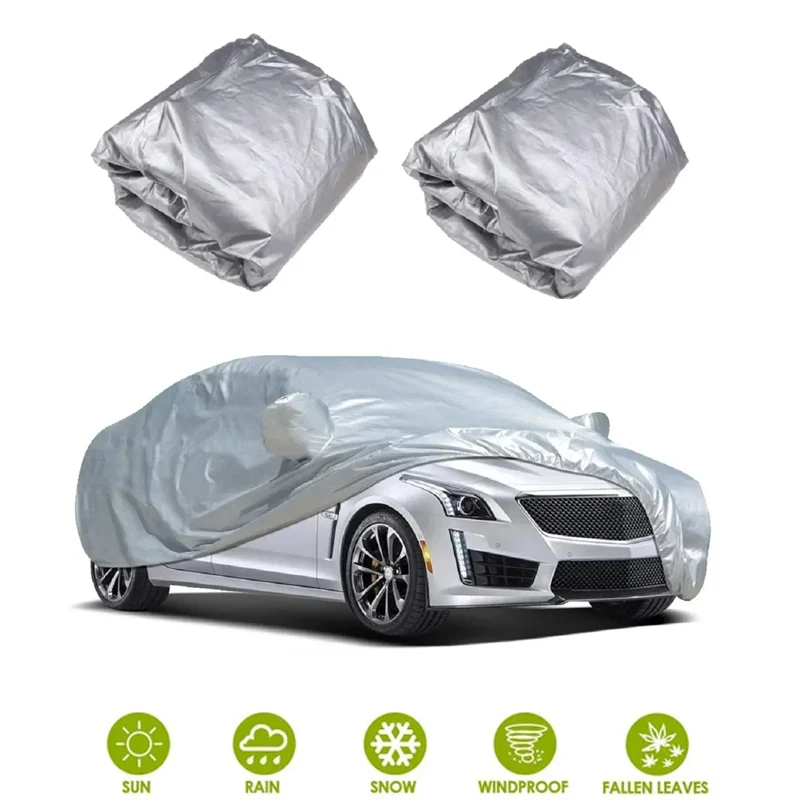 

Car Cover Outdoor Universal UV Protection Snow Cover Waterproof Dustproof Sedan Suit SUV Car Tool For Sedan Scratch-Resistant