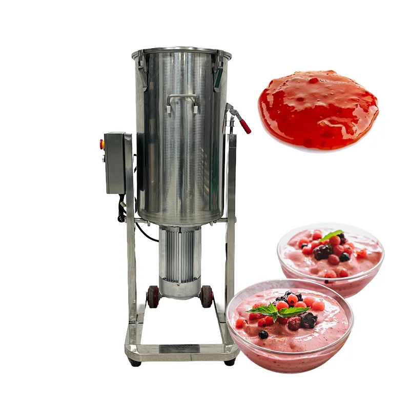 Tomato Pulper Fruit Avocado Banana Pulping and Tomato Mango Pulper Fruit Puree Vegetable Pulp Making Machine