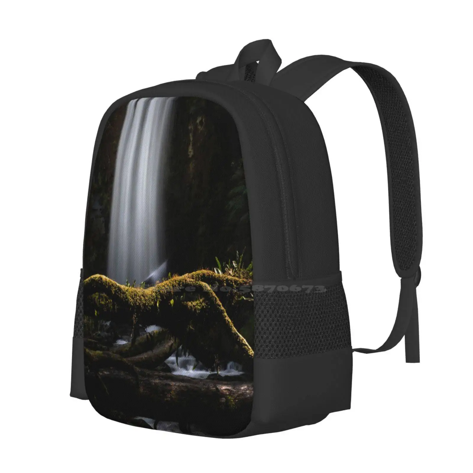 Magical Hot Sale Schoolbag Backpack Fashion Bags Waterfall Motion Trees