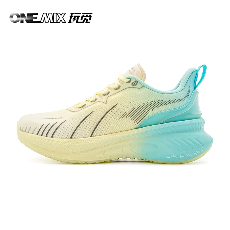 

Onemix 2023 Road Running Shoes Shock-Absorbing Thick-Soled Sneakers Athletic Gym Jogging Shoes Wear-Resistant Training Shoes