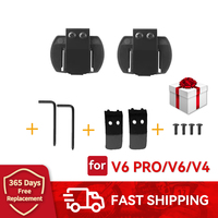 2PCS Clips Metal Bracket for Vnetphone EJEAS V6 Pro V4 Intercom Motorcycle Bluetooth Helmet Interphone Headset Accessories Gift