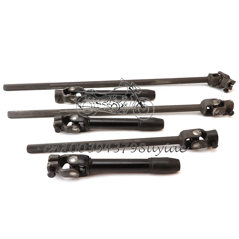 370mm/480mm/505mm/535mm/635mm 30T Adjustable Steering Knuckle Go Kart U joints Shaft Rod for 200CC 250CC ATV UTV Parts