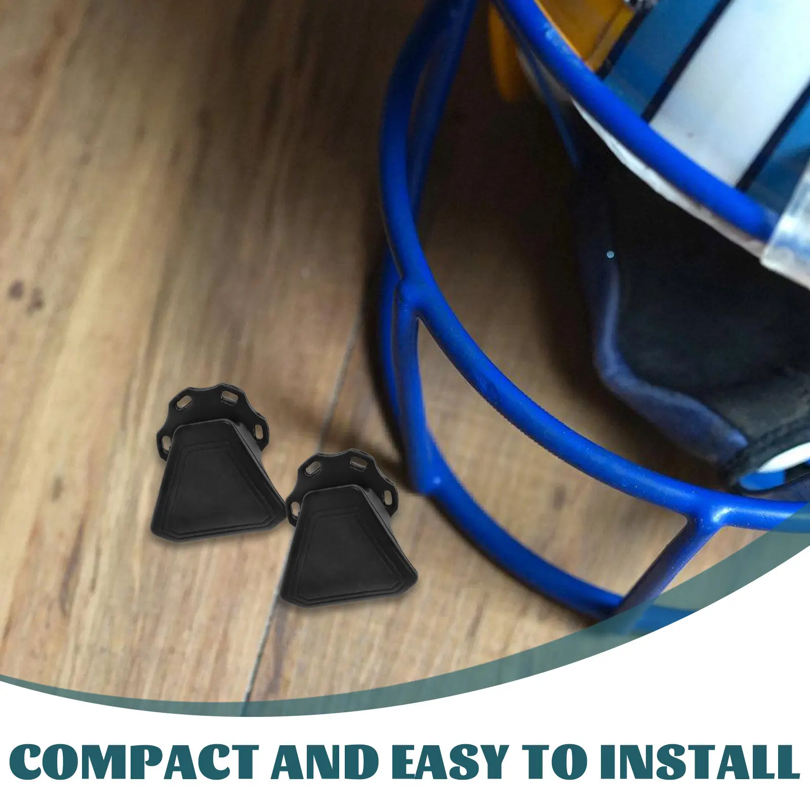 1Pair Sun Visor Clips High Strength Fastener for Football Helmets Visor Clamps Protective Gear Supplies