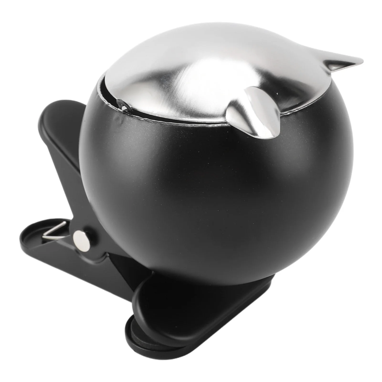 Ashtray Stylish Windproof Clip Ash Tray Innovative Polished Multipurpose Rustproof with Lid for Internet Cafe for Table for KTV