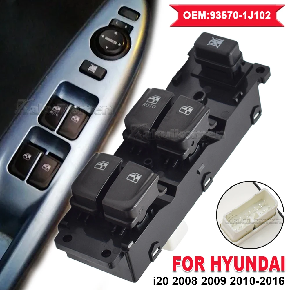 Car For Hyundai Tucson i20 2008-2015 93570-1J102 935701J102 Electric Power Window Control Switch Auto Parts