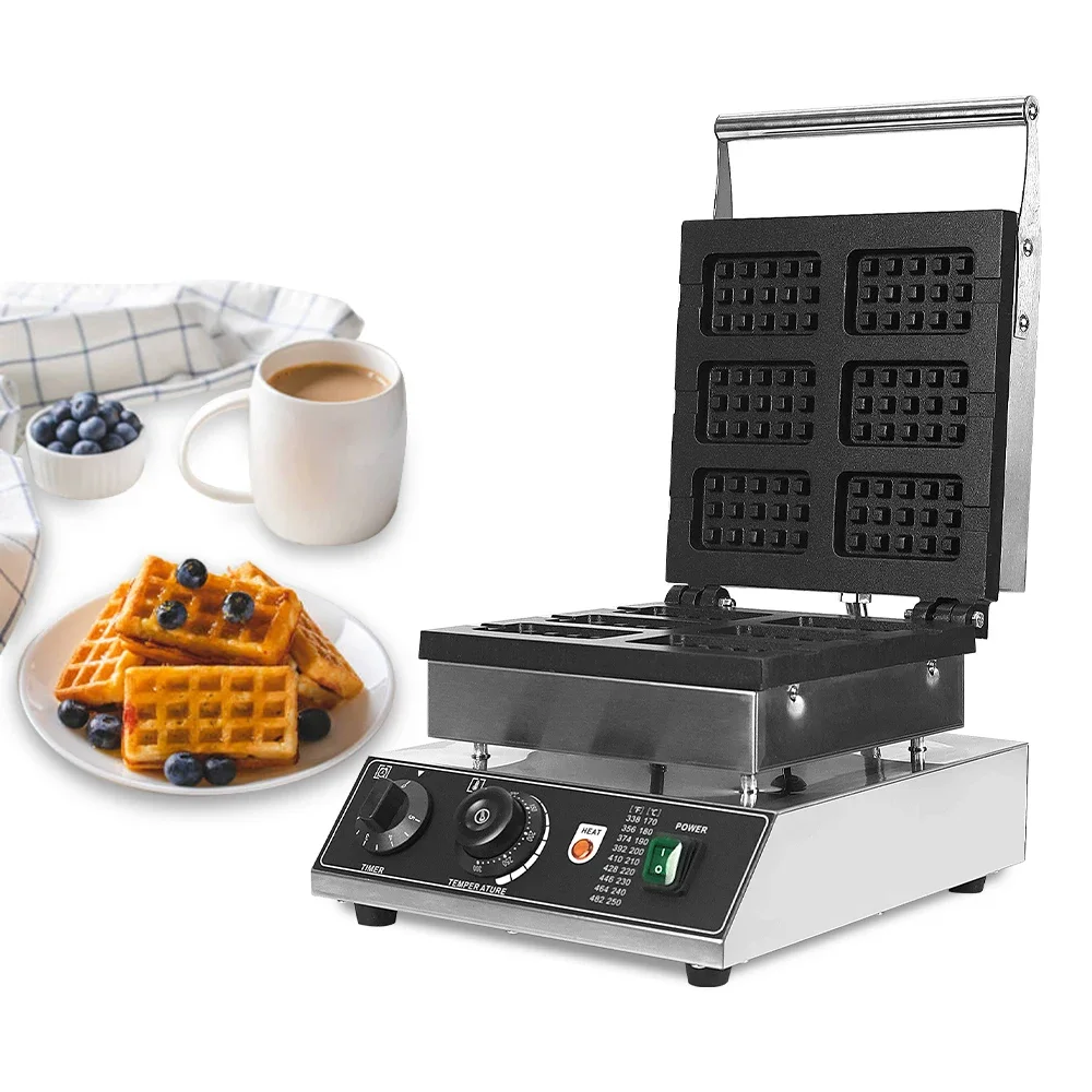 Egg Muffin Machine Other Food Snack Making Machine  Waffle Maker Electric Square Single Bubble Waffle Maker