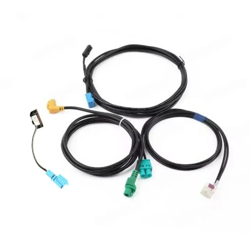 AT92-MIB2 STD2 ZR NAV Radio Power Converter Cable Wire Harness(2 In 2) For Golf 7 MK7 Passat B8 MQB TIGUAN POLO 6C