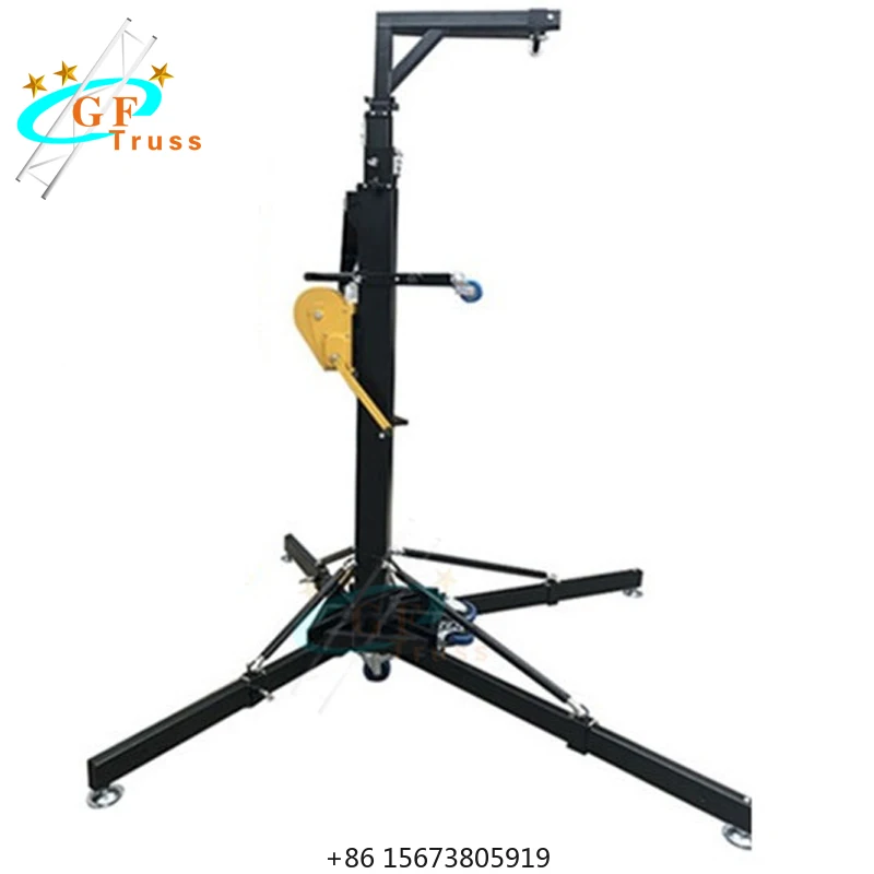 Guofeng Crank Stand 2-6M Adjustable Height Lifter Line Array Lifting Tower for Sound Speakers