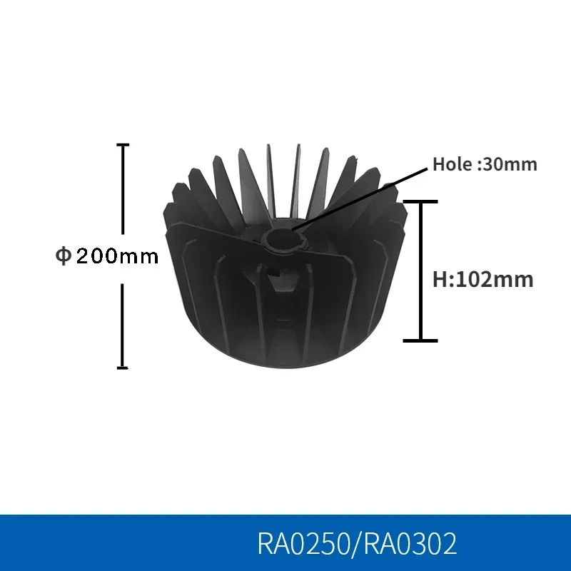 Vacuum pump cooling fan Blade cover for BUSCH RA0063 RA0100  RA0202D  RA0160 RA0202 Fan cover  Radial fan Axial flow fan