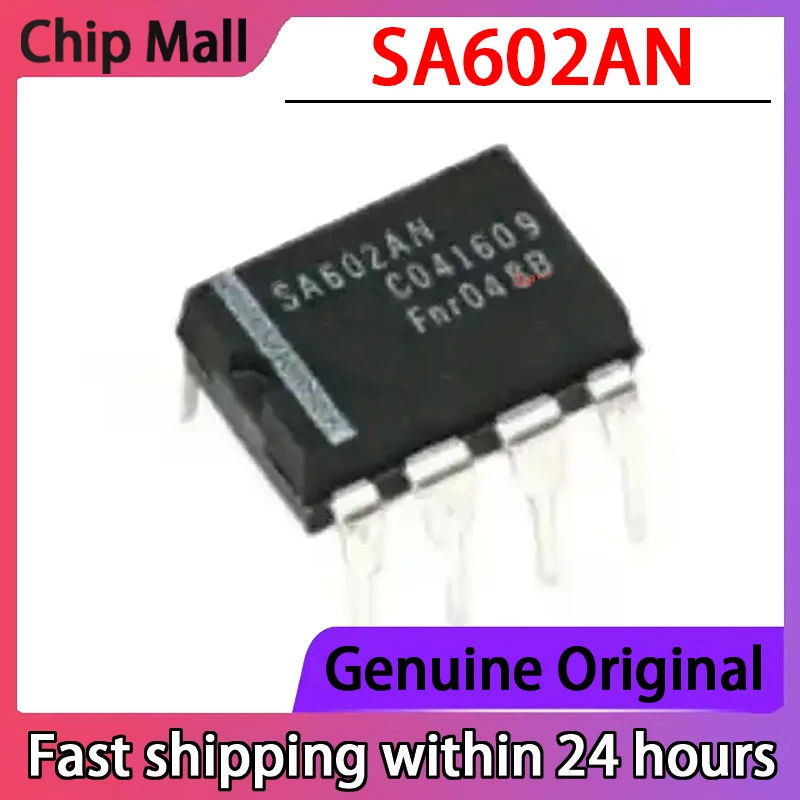 2PCS SA602AN  NE602N NE602AN DIP8 Balanced Mixing Chip IC New Stock