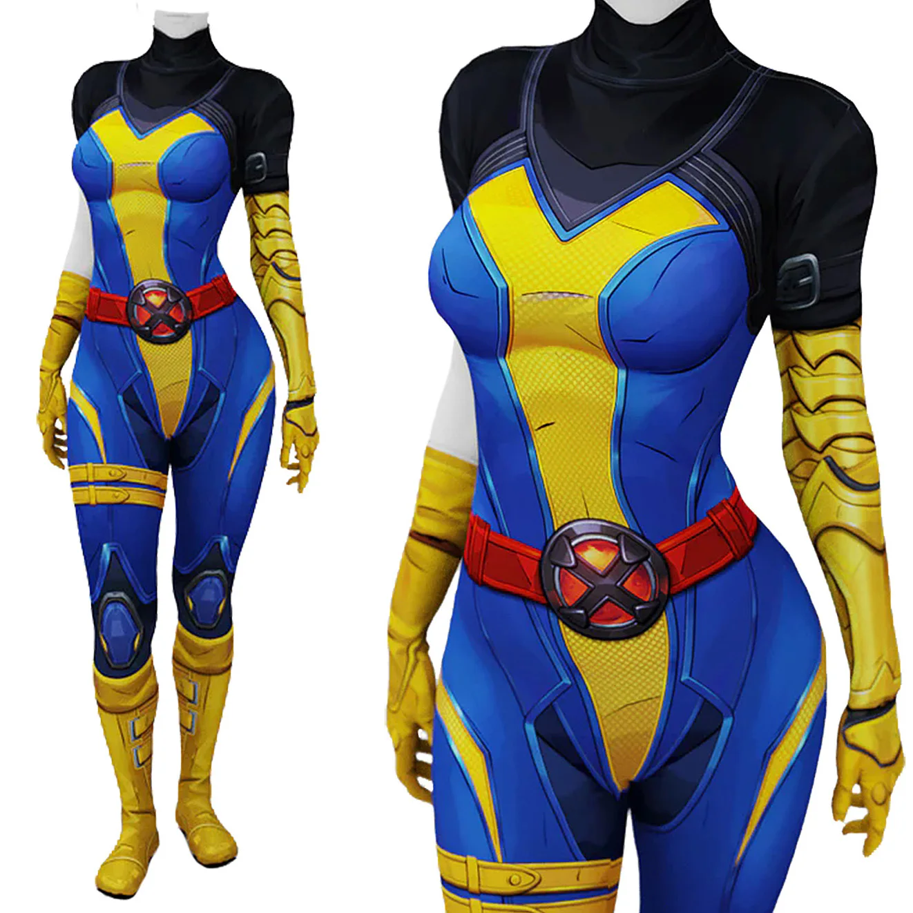 

X-Men Phoenix Woman Cosplay Costume Jean Grey Summers Superhero Girls Bodysuit Spandex Zentai Outfits Halloween Costume Retro