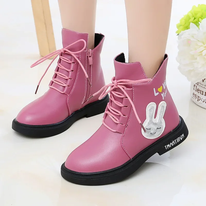 Children Snow Boots with Plush Cotton Boots Winter Shoe for Girl Babby Boy Shoe Platform Boot Kids Shoe for Girl Ankle Boots