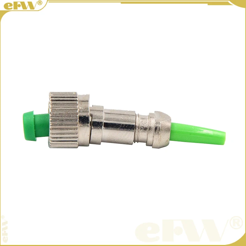 200pcs/Lot sale FC0.9 Single Mode APC Optical Fiber Jumper Parts FC0.9 Zinc Alloy Non Adjustable Parts FC Fiber Components