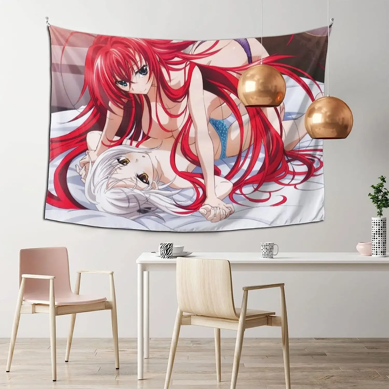 Manga Highschool Dxd Rias Koneko Tapestry Wall Hanging Tapestry For Home Party Room Art Decoration 60*40 Inch