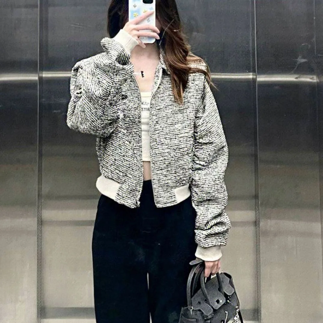 

Твидовый жакет-анорак для женщин, с эффектом потертости, для активного отдыха, треккинга, с влагоотводящей тканью рипстоп, для путешествий и отдыха, утилитарный, OL